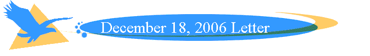 December 18, 2006 Letter